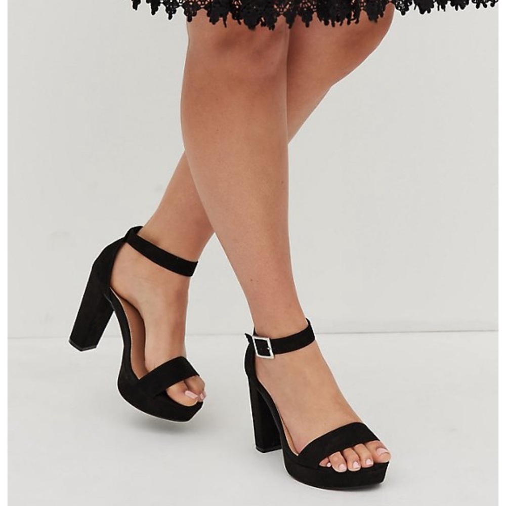 Platform tapered heels